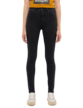 Damskie Spodnie jeansowe Mustang Style Georgia Super Skinny Denim Black 1015553 4000 802